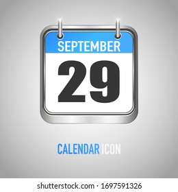 Beautiful calendar. Date, day, month. Vector illustration background for reminder, app, UI, event, holiday, office document, icon and logo. isolated flat object and symbol. from year collection