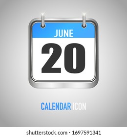 Beautiful calendar. Date, day, month. Vector illustration background for reminder, app, UI, event, holiday, office document, icon and logo. isolated flat object and symbol. from year collection