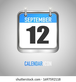 Beautiful calendar. Date, day, month. Vector illustration background for reminder, app, UI, event, holiday, office document, icon and logo. isolated flat object and symbol. from year collection