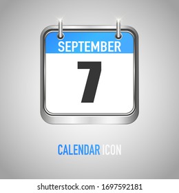 Beautiful calendar. Date, day, month. Vector illustration background for reminder, app, UI, event, holiday, office document, icon and logo. isolated flat object and symbol. from year collection