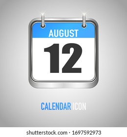 Beautiful calendar. Date, day, month. Vector illustration background for reminder, app, UI, event, holiday, office document, icon and logo. isolated flat object and symbol. from year collection