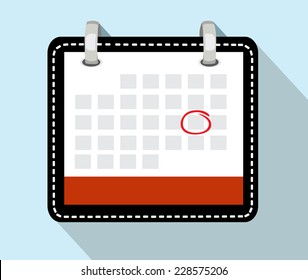 Beautiful calendar icon