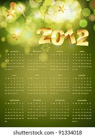 arte hermoso de diseño de vectores de calendario