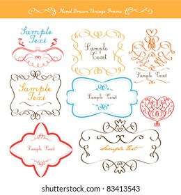 beautiful calligraphic design element