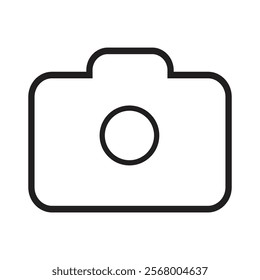 Beautiful camera icon design in illustration