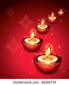 Beautiful Candles Background