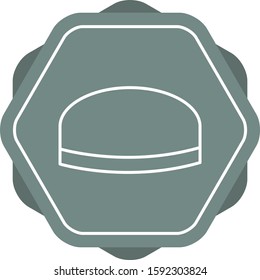 Beautiful Cap Line Vector Icon