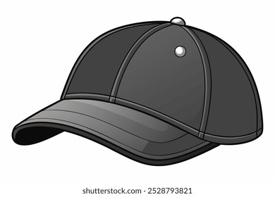 A beautiful cap vector art in white background illustration.