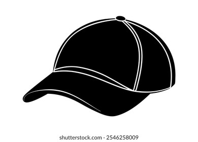 A beautiful cap vector art in white background illustration.