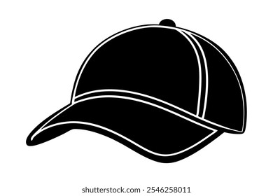 A beautiful cap vector art in white background illustration.