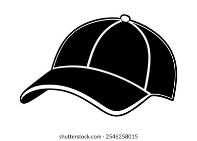 A beautiful cap vector art in white background illustration.
