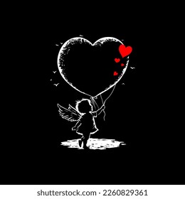 beautiful and captivating silhouette of a girl holding a love heart, set against a dark background.exudes a feeling of mystery, intrigue, and emotion.
convey a powerful message of love and affection