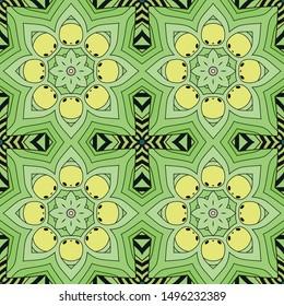 Beautiful card for decoration design. Abstract repeat background. Geometric modern ornament.