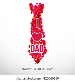 A beautiful card of happy father's  day.