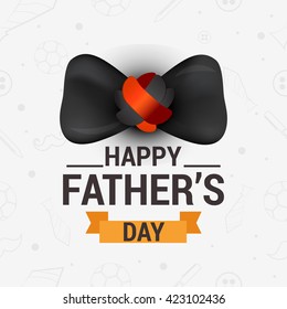 A beautiful card of happy fathers day with stylish typography.