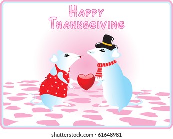 beautiful card for happy thanksgiving day