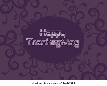 beautiful card for happy thanksgiving day