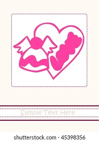 beautiful card of love