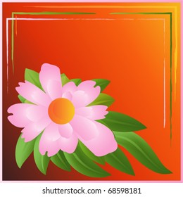 Beautiful card on a subject of a birth of the child, wedding, congratulations. Vector.