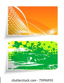 Beautiful card set design, vector illustration.