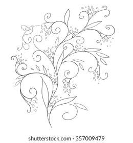 Beautiful card for your design. Vector. Background.