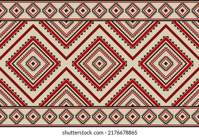 Beautiful carpet Aztec art. Geometric ethnic seamless pattern in tribal. American, Mexican style. Design for background, wallpaper, illustration, fabric, clothing, carpet, textile, batik, embroidery.