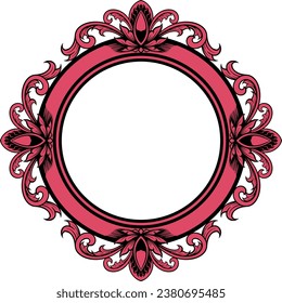 Beautiful carved decorative classic ornaments