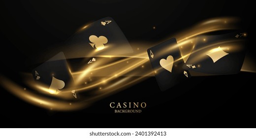 Beautiful casino background design for web, templates, banners, your business, vector illustration.