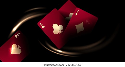 Beautiful casino background design for web, templates, banners, your business, vector illustration.