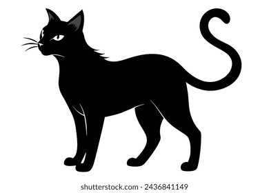 A beautiful cat Portrait vector illustration artwork