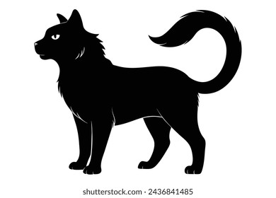 A beautiful cat Portrait vector illustration artwork 