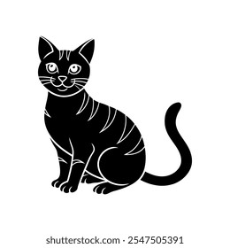 A beautiful cat vector design 