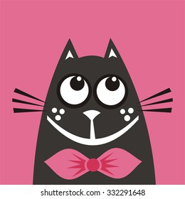 Beautiful cat vector illustration