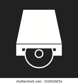 Beautiful Cd Rom Vector Glyph icon