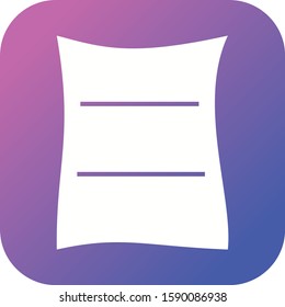 Beautiful Cement Bag Glyph Vector Icon