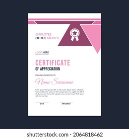 Beautiful Certificate template - elegant stylish layout