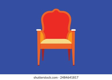 
Hermosa silla louis fantasma ilustración de Arte vectorial