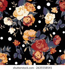 Beautiful and charming all-over abstract fashion design for textile factory