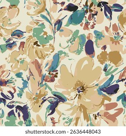Beautiful and charming all-over abstract fashion design for textile factory