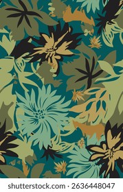 Beautiful and charming all-over abstract fashion design for textile factory