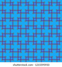Beautiful charming magian abstract background multicolor geometric seamless pattern grid.
