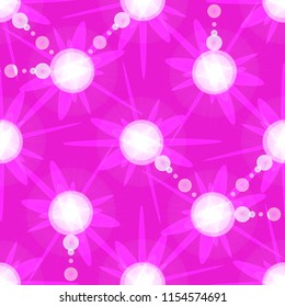 Beautiful charming magian abstract object glow splash background seamless.