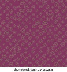 Beautiful charming magian animal background nature shell multicolored seamless summer sea.
