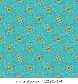 Beautiful charming magical abstract background multicolor seamless.