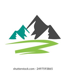 Hermoso y encantador paisaje Vector Imagen