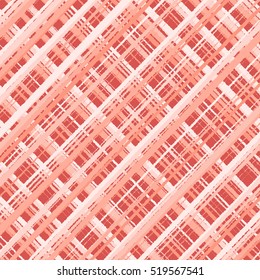 Beautiful checkered red - gray vector background for textiles and wallpaper.