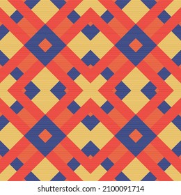 Beautiful checkered seamless pattern with Scottish motives.
Vector illustration for print, fabric, cover, packaging, interior decor, blog decoration and other your projects.