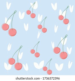 Beautiful cherries that are suitable for the background and your other goals.