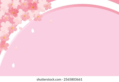 Beautiful Cherry Blossom Background Clip Arts
