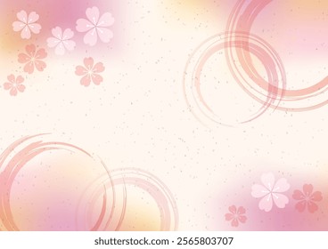 Beautiful Cherry Blossom Background Clip Arts
